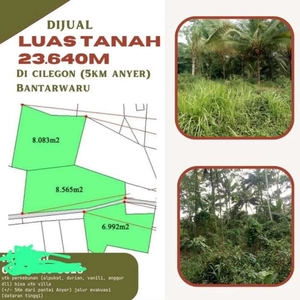 Lahan murah 23 hektar di Cilegon Serang Banten Jawa Barat