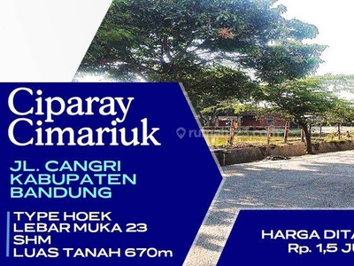 Murah Tanah Ada Kolam Ikan SHM Jl. Cangri, Bandung