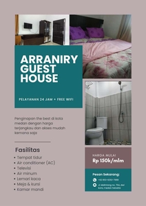 Penginapan Harian/bulanan Arraniry Guest House