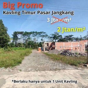 Promo Tanah Jogja Timur Pasar Jangkang SHM P Siap AJB Potongan Harga