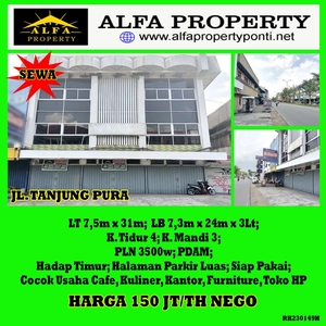 Ruko Gandeng Tengah Kota Pusat Bisnis Tanjungpura Pontianak Kota