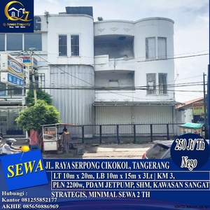 Ruko Strategis Jl. Raya Serpong Cikokol, Tangerang