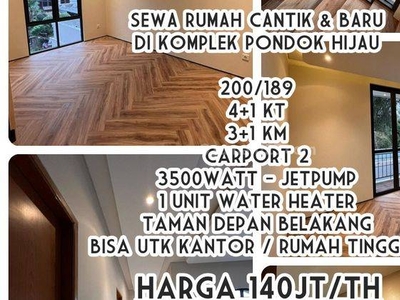 Rumah 2 Lantai Bagus SHM di Pondok Hijau, Bandung