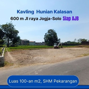 SHM per unit, Tanah Dijual Purwomartani, Dekat Bandara Adi Sucipto