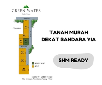 Tanah 1 Jutaan Wates Cocok Untuk Investasi Dekat Bandara YIA