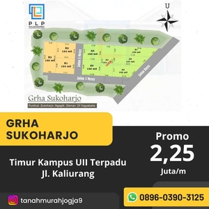 Tanah di Ngaglik Timur Jalan Kaliurang KM 14 Dekat Kampus UII