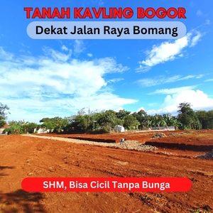 Tanah Gunung Sindur Mulai 1 Jt-an Dekat Jalan Raya Bomang Terima SHM