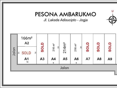 Tanah Jogja Kavling Premium Selatan Ambarukmo Plaza View Sawah