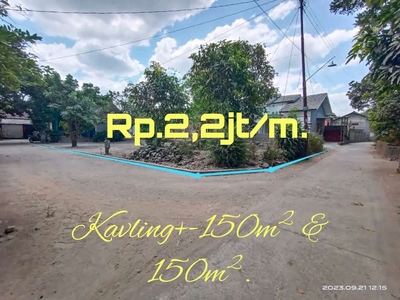 Tanah Kavling Area Kalasan Selatan Jalan Jogja Solo dkt Perumahan