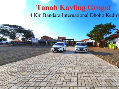 TANAH KAVLING GROGOL DEKAT BANDARA KEDIRI, HARGA 1 JT-AN