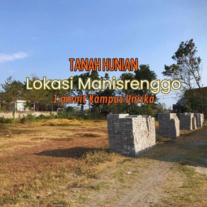 Tanah kavling Hunian Manisrenggo Kediri, Dekat Jalan Provinsi