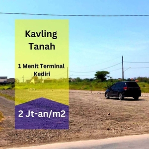 Tanah Kavling Kediri 1 Menit Terminal Tamanan 200 Jt-an