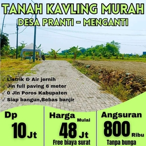 Tanah kavling pranti indah village 0 poros