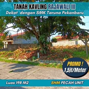 Tanah Kavling Rajawali III Panam SHM Kota Pekanbaru