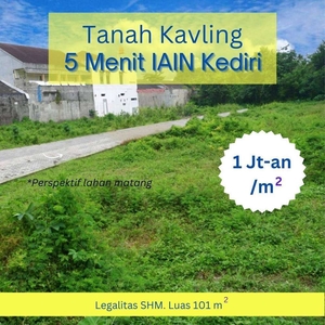 Tanah Kediri 3 Menit Ke IAIN Kediri 100jt Nego