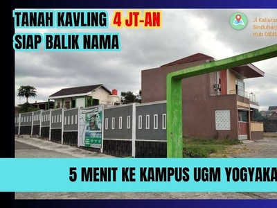 Tanah Pekarangan Lokasi Strategis Bangun Kost; Jakal Km 8 Banteng