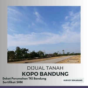 Tanah Taman Kopo Indah Bandung Datar Siap Bangun luas 136m2