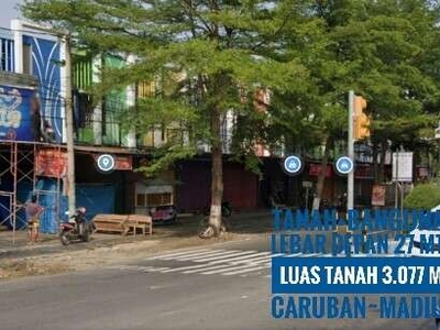 TANAH+Bangunan LD 27 mt, Pangsud Caruban-MADIUN Lokasie Mantapp