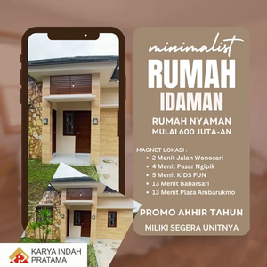 Bisa KPR Rumah Murah jogja di Banguntapan,Potorono,berbah,jalan solo