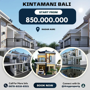 BRAND NEW - Rumah Baru Super Mewah gaya Bali 800 JTan FREE BIAYA BIAYA