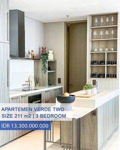 Dijual Apartemen Verde Two 3 Bedroom Pet friendly