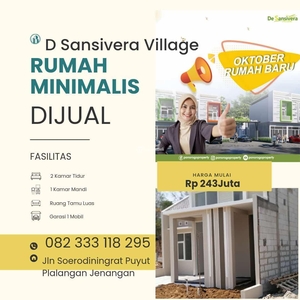 Dijual Rumah Tipe 48/84 2KT 1KM Perumahan Minimalis Termurah - Kota Ponorogo