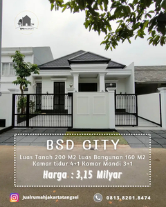 jual rumah baru desain modern Classic dalam cluster kencana loka bsd