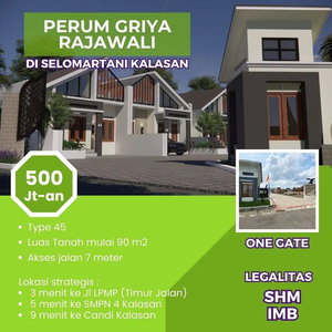 Perum Griya Rajawali di Jl Selomartani kalasan 500 Jt-an