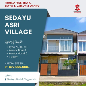 Rumah 2 Lantai Promo Free Biaya-biaya dan Umroh 2 Orang