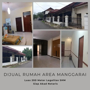 Rumah Area Jakarta Luas 200 Meter Legalitas SHM