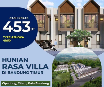 Rumah Baru 2 Lantai Murah Cipadung Kodya Bandung dekat UIN SGD Bandung