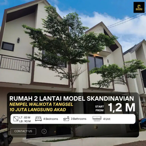 Rumah Baru Modern Siap Huni Dalam Cluster Free biaya Di Pamulang