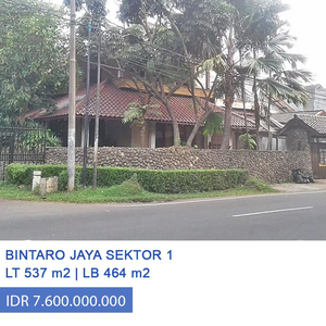 Rumah Harga Hitung Tanah Dijual Di Bintaro Jaya Jakarta Selatan
