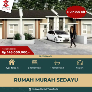 Rumah Idaman Minimalis Harga Super Murah Terlaris di Yogyakarta