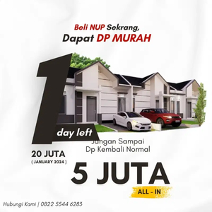 RUMAH SUBSIDI TERMURAH DP HANYA 5 JT SAMPAI TERIMA KUNCI