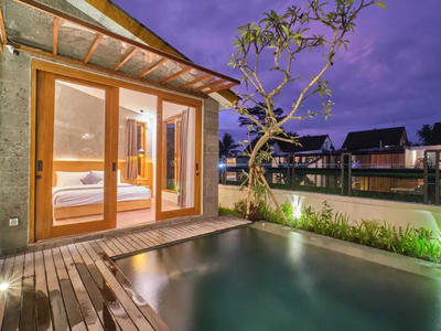 BRAND NEW TROPICAL MODERN MININALIST VILLA AT LODTUNDUH UBUD