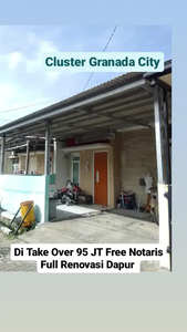 Di Take Over Cluster Granada City 95 JT Free Notaris + Full Renov