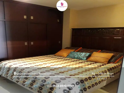 Dijual Apartement Cosmo Residence 1 BR Furnished Bagus
