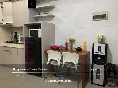 Dijual Apartement Cosmo Terrace Middle Floor 1BR Furnished View City
