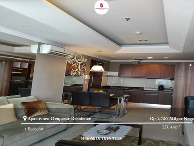 Dijual Apartement Denpasar Residence 1BR Full Furnished Lantai Sedang