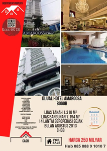 DIJUAL HOTEL AMAROOSA BOGOR