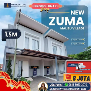 Dijual Rumah Full Furnish Gading Serpong New Zuma Malibu 2 Lantai