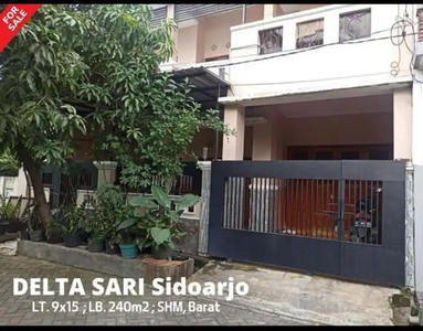 Dijual Rumah Kawasan Strategis Daerah Delta Sari Indah Waru - Sidoarjo