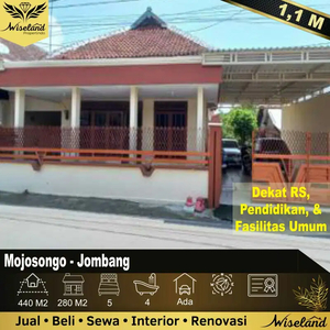 Dijual Rumah Mojosongo Jombang
