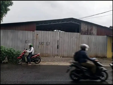 Gudang LT±900m² Jl.Cikunir Raya Kota Bekasi akses Contener 40 feet