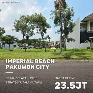 Kavling Imperial Beach, Palm Beach, Pakuwon City , Strategis JDLL