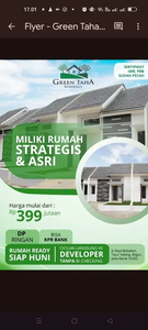 rumah cluster di Bojonggede tanpa BI check cicil 15tahun 4,5jt an