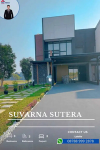 Rumah Cakep Siap Huni Rapi Bersih di Alam Signature Suvarna Sutera