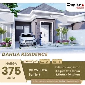 RUMAH DP MURAH BANDAR LAMPUNG