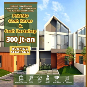 Rumah impian masa depan Islami Bandung Timur dekat rencana exit Tol